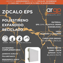 ZÓCALO BLANCO PINTABLE 15x100x2,45 RECTO