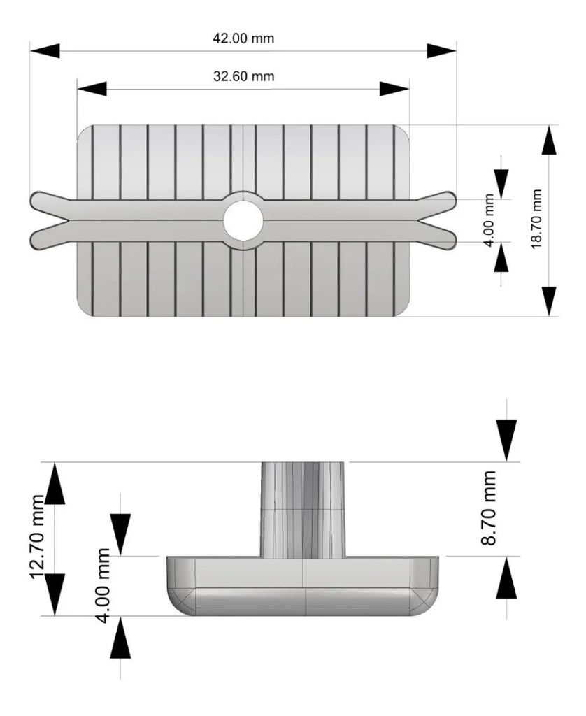 EFL BOLSA DE GRAMPAS PARA DECKS MADERA x 500u Color MARRON (copia)