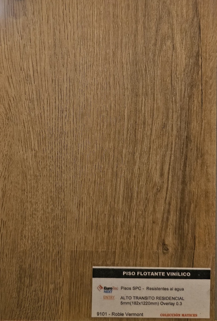 CM PISOS  VINILICOS CLICK EUROTEC NEXT ENTRY (Coleccion MATICES) (4+1) 5x182x1220mm / Caja 2.22m² / Cod: Color: