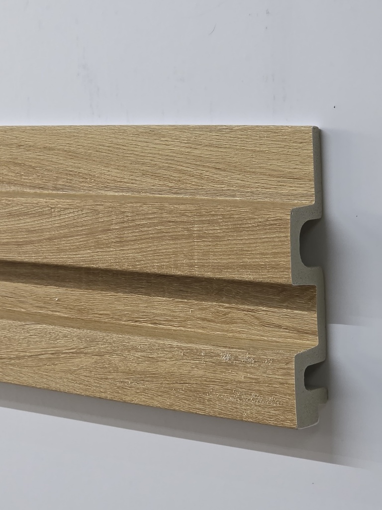 ARQ1047-672T(1) REVESTIMIENTO WALL PANEL EPS ARQUIPLAST 21x120mm COLOR "ROBLE" TIRA 2.85m