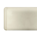 3156 GUARDACAMILLA  Base Aluminio + PVC Beige Frente 150mm x 2,5m