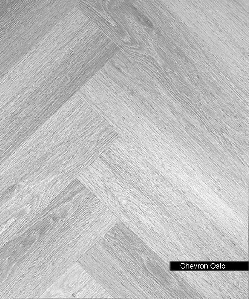 ALLC PISO VINILICO CHEVRON PARQUET  128x640x5mm (4+1)  INCLUYE MANTA CAJA 1,14M² / COD:
