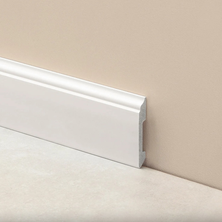 EPSILON ZÓCALO CURVES 80mm x 15mm x 2,44m BLANCO MATE