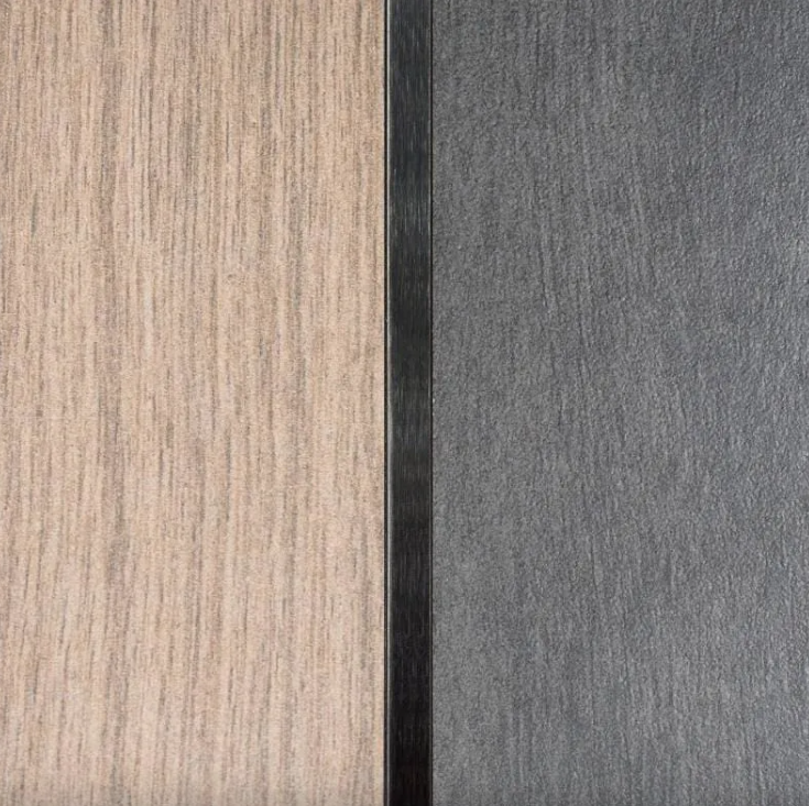 1401ESM Terminación Cuadrada Titanio Esmerilado 7 mm x 7 mm x 2,5 m