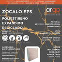 ZOCALO 8000 MOLDURADO EPS PLASTICO CREMA 8CM - 12x80x2,4mts