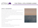 1440 ALUMINIO LISTELLO REDON. 14x9mm x 2,45m ORO BRI.