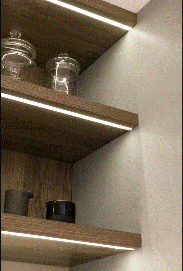 3945 LUMIERE LISTELLO LED EMBUTIBLE x 2,5m CR MATE