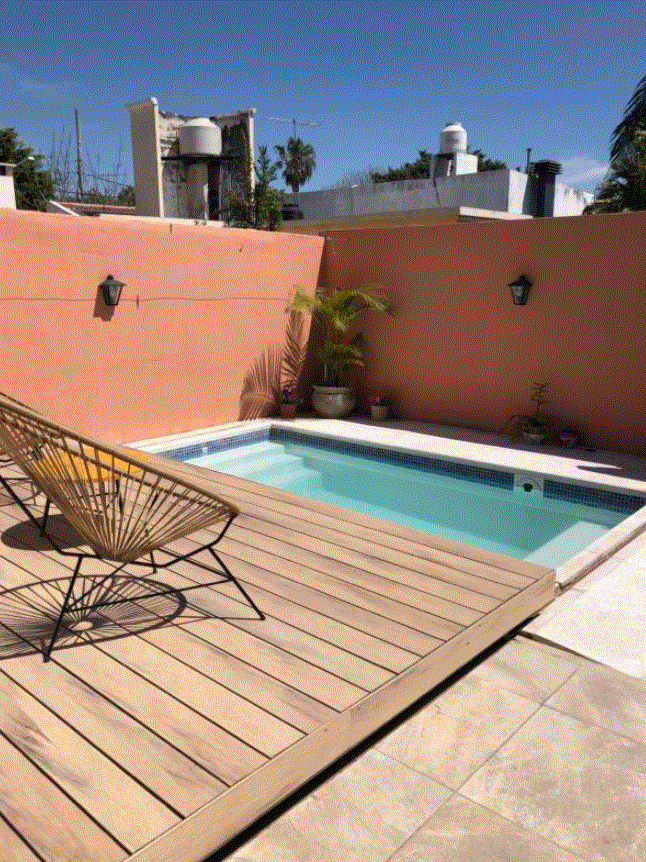 DECK WPC SHIELD  SEMI SOLIDO Bi-Color 23x148x2900 (m2 luz 0,60mm) MAPLE / CAFE