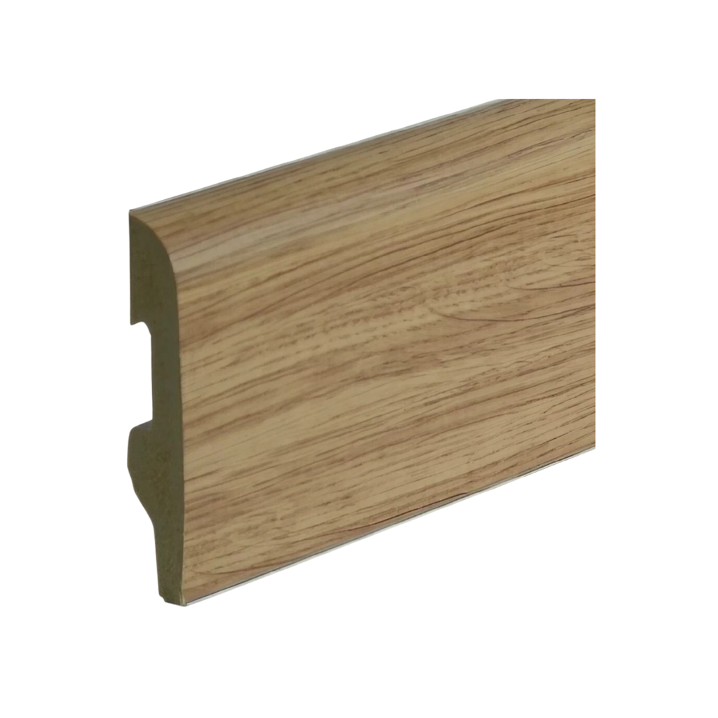 CM ZOCALO >>7CM<< EPS PLASTICO ROBLE NATURAL REDONDO - 15x70x2,45mts