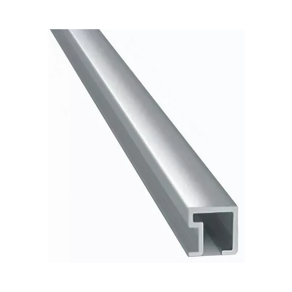 1433 ALUMINIO LISTELLO CUAD. 9x9mm x2,45m CROMO MATE A1