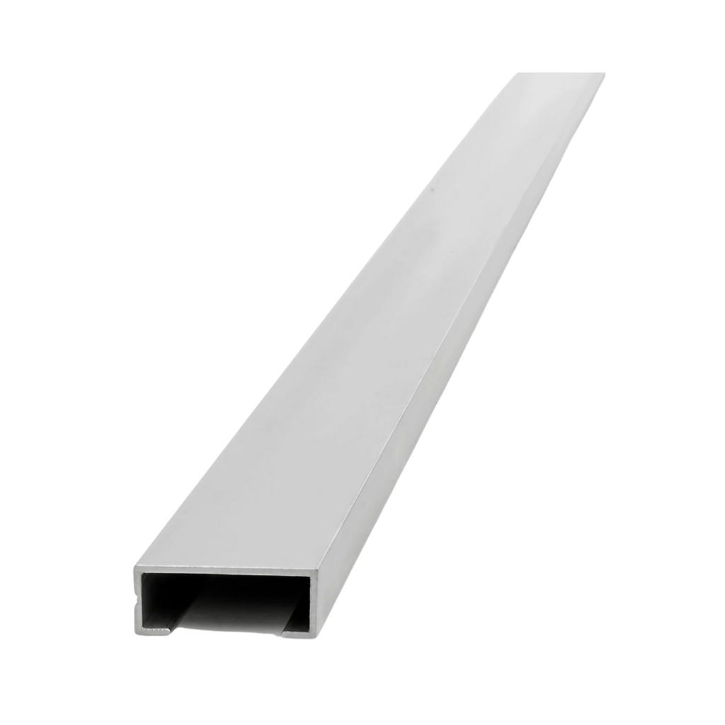 1483 ALUMINIO LISTELLO LUXOR 8x20mmx2,45m CROMO MATE A1