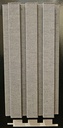 PR 6311 REVESTIMIENTO 18-23 MDF FOLIADO TEXTIL GREY 18x124x2750mm X PACK 5 UNIDADES