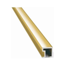 1430 ALUMINIO LISTELLO CUAD. 9x9mm x 2,45m ORO BRI.