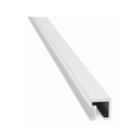 1431 ALUMINIO LISTELLO CUAD. 9x9mm x2,45m CROMO BRI.