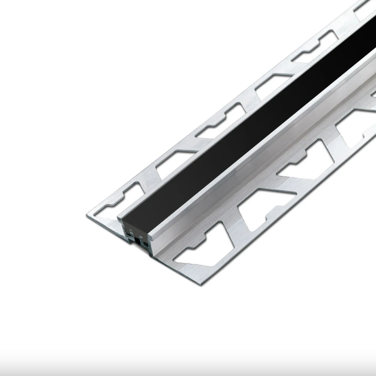 5768 ALUMINIO JUNTA DILATAC EURO 12mm x 2,5m NEGRO