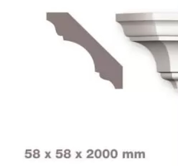 9009 x 6 MOLDURAS DECORATIVAS AT-58  (PACK 6 TIRAS)