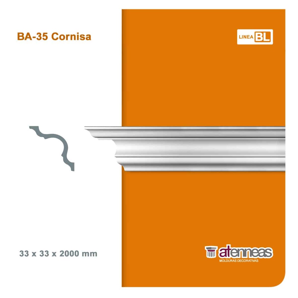 3111 x 6 BLISS DECO BA-35 -33x33-  (PACK x 6 TIRAS)