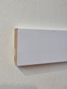 PR ZR-70 ZOCALO MDF "FOLIADO PVC" RECTO BLANCO 7CM - 15x70x2,75mts