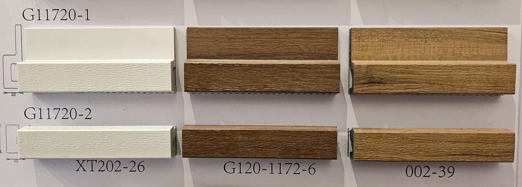 RV REVESTIMIENTO INTERIOR *TERMINACION* WALL PANEL Tira 2.85m G11720A Cod: