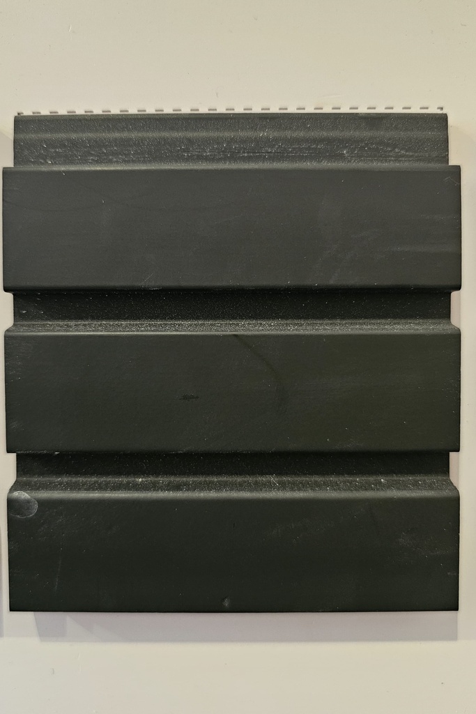 RV REVESTIMIENTO INTERIOR WALL PANEL Medida **12mm** x120x2850mm CR-Q1210 ONE COLOR NEGRO G1260-7027