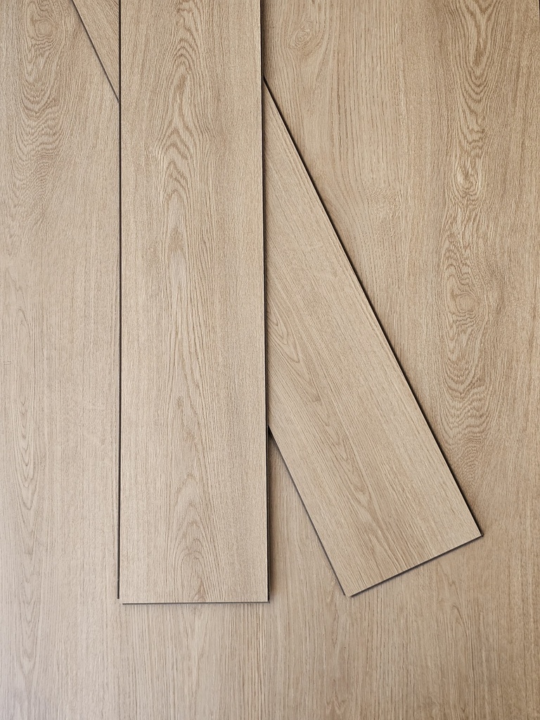 CM 8240174 Piso MELAMINICO (Caja 1.91m²) Resistente al Agua 9,50x196X1218 mm AC5 Con Manta IXPE 1,50mm Roble Pradesh