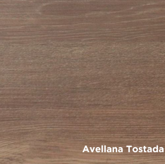 CM PISO VINILICO (Caja 3.85m2) PEGADO DRY BACK WOOD 2,5x184x950mm EuroTec Color: AVELLANA