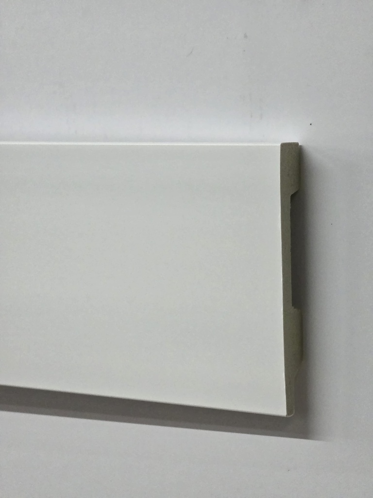 ARQ*1450-W1 ZOCALO >>12CM<< EPS ARQUIPLAST RECTO BLANCO 120x15mm TIRA 2.85m