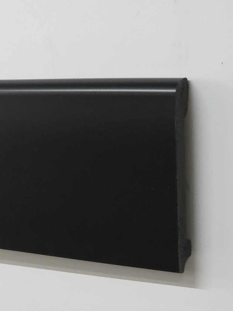 ARQ*1662-06 ZOCALO EPS ARQUIPLAST 12CM CURVO NEGRO 120x13mm TIRA 2.85m