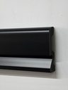 ARQ*1018-06 ZOCALO EPS ARQUIPLAST "CUBRE LED" 10CM CURVO NEGRO 100x18mm TIRA 2.85m