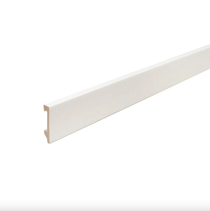 2310E EPSILON ZÓCALO PLAIN 70mm x 15mm  x 2,44m BLANCO MATE