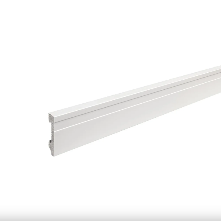 2330E EPSILON ZÓCALO LINE 70mm x 15mm x 2,44m BLANCO MATE