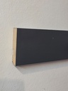 PR ZR-70 ZOCALO MDF "FOLIADO PVC" RECTO GRAFITO 7CM - 15x70x2,75mts