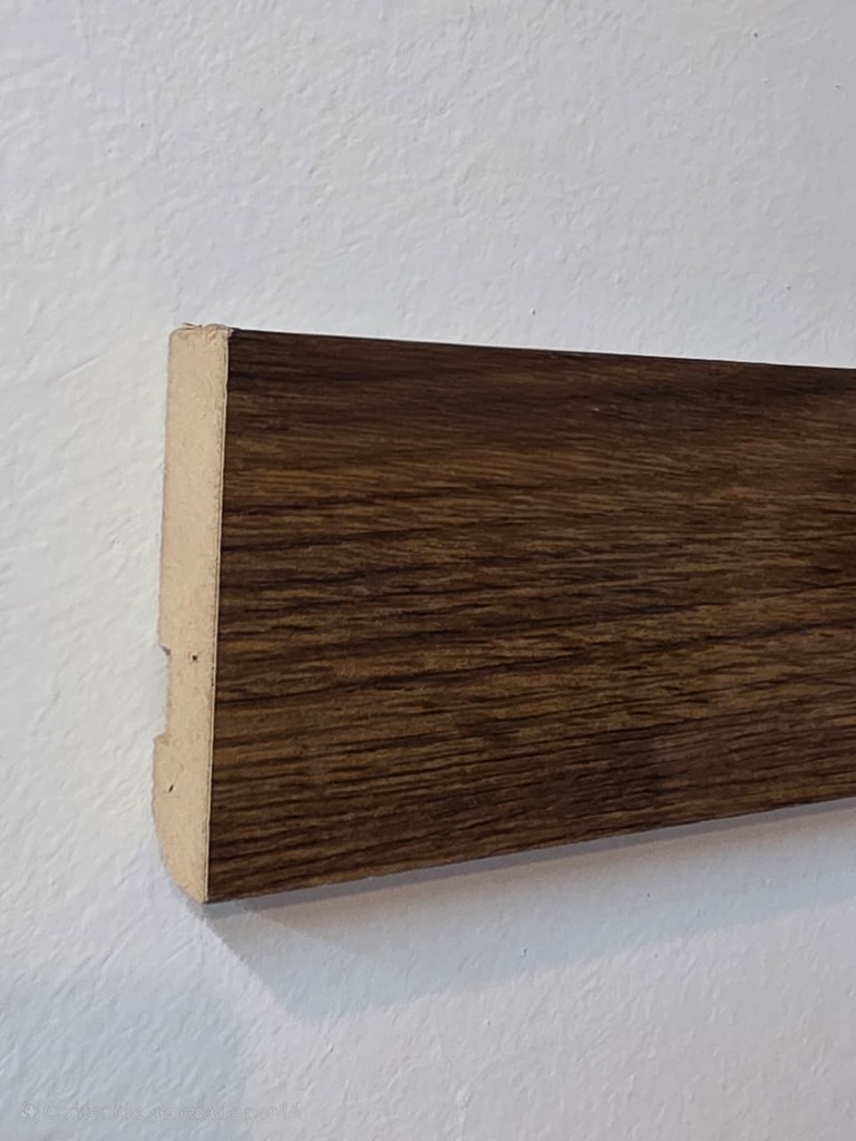 PR ZR-70 ZOCALO MDF FOLIADO RECTO SMOKE BRILLO 7CM - 15x70x2,75mts