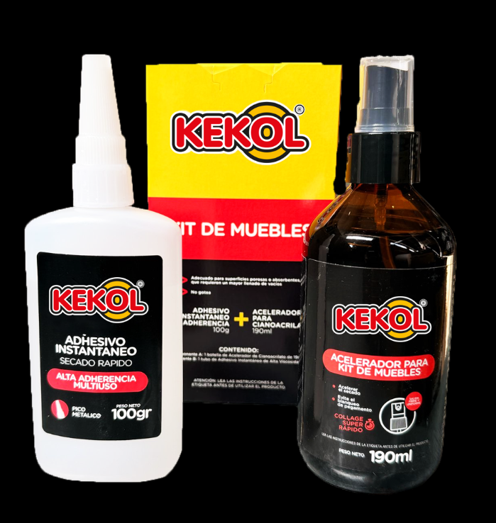 K-986 KIT ADHESIVO INSTANTÁNEO CIANOACRILATO 100cc