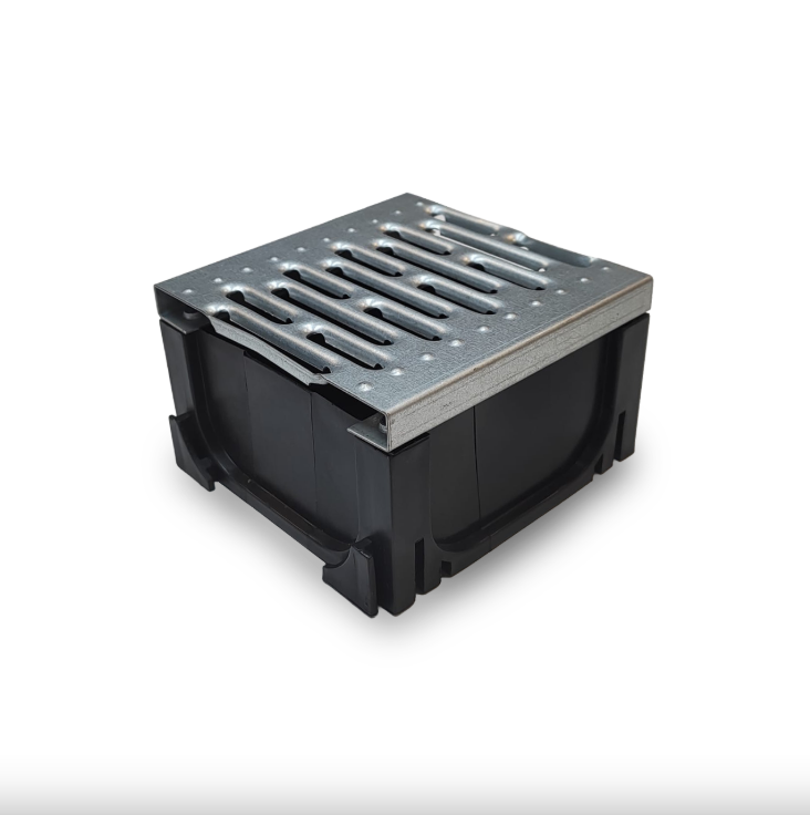 DEIEAG125 ESQUINERO INFINITY ENDURO POLIPROPILENO + ACERO GALVANIZADO 12.5 X 12.5 X 7,75 CM