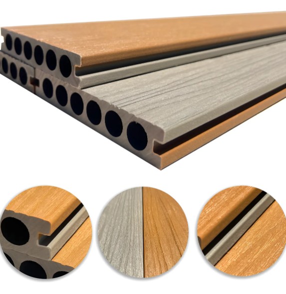 RV (HSC05-07) DECK SOLIDO WPC BICOLOR MEDIDA 20x145mm x TABLA 2.90m