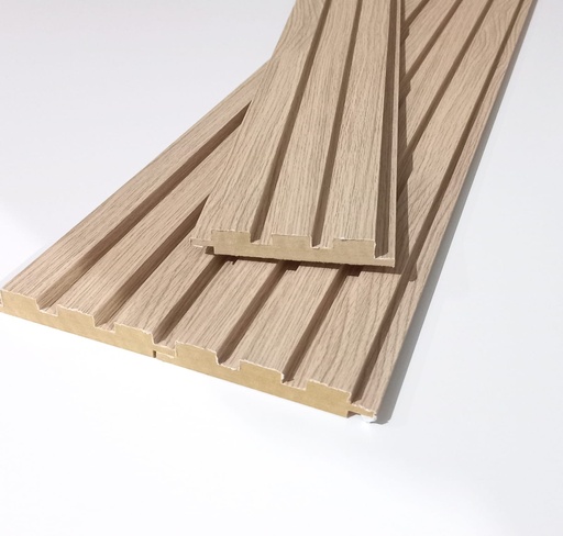 [6282] PR 6282 REVESTIMIENTO 18-23 MDF FOLIADO CAPUCHINO 18x124x2750mm  X PACK 5 UNIDADES