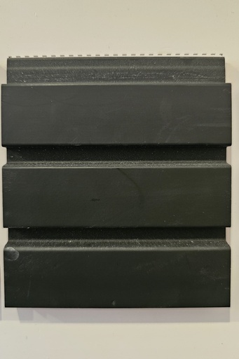 [G1260-7027] RV REVESTIMIENTO INTERIOR WALL PANEL Medida **12mm** x120x2850mm CR-Q1210 ONE COLOR NEGRO G1260-7027