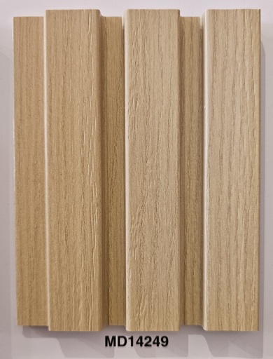 [MD14249] RV REVESTIMIENTO INTERIOR WALL PANEL Medida **12mm** x117x2850mm COLOR MD14249 ROBLE CLARO