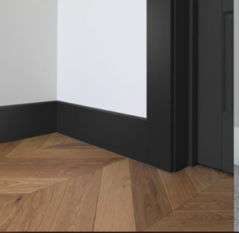 [6747] PR ZOCALO MDF FOLIADO "PVC" RECTO NEGRO 7CM - 15x70x2,75mts ZR-70NPVC