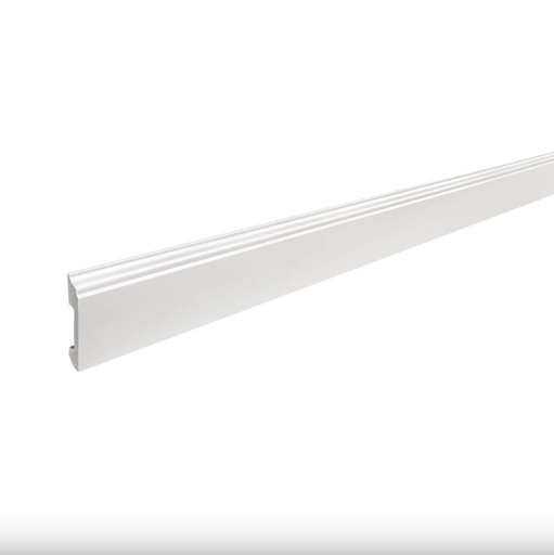 [2340E] 2340E EPSILON ZÓCALO CURVES 80mm x 15mm x 2,44m BLANCO MATE