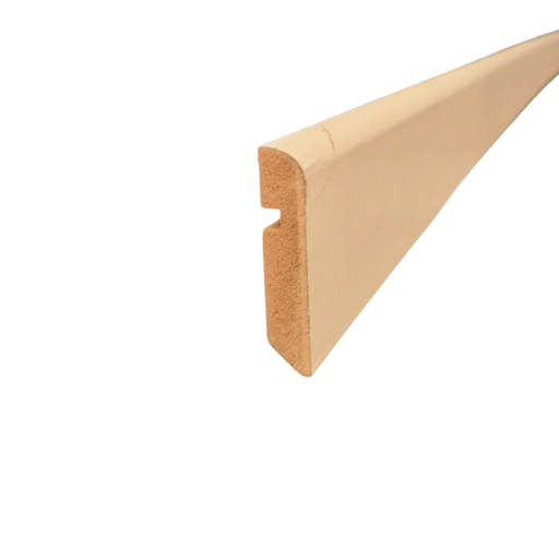 [F229BA] [IRI] Zócalos MDF Liso Foliado 12x60x2.6mts BLANCO MARFIL