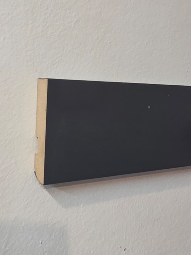 [6748] PR ZR-70 ZOCALO MDF "FOLIADO PVC" RECTO GRAFITO 7CM - 15x70x2,75mts
