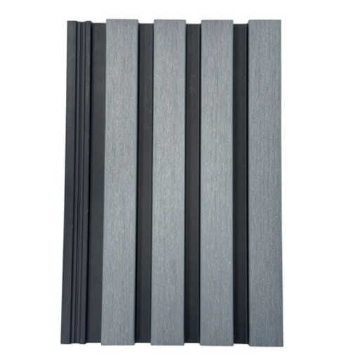 [FLATGRISBICOLOR] CM EUROTEC WALL PANEL FLAT BICOLOR GRIS / NEGRO 16X200X2900mm