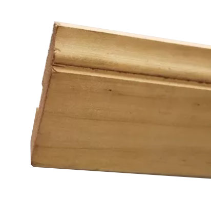 [ZOCEUC3/4X3MOL] EFL Zócalos de Madera Maciza Eucalipto (3") MOLDURADO