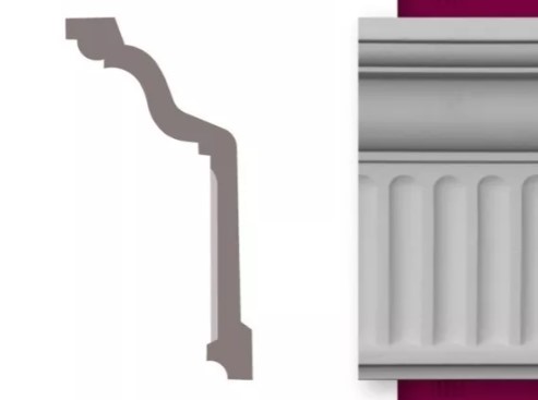 [2667] 2667 AS-142 MOLDURA DEC. (73x140x2400mm - Paq.x 4,80ml) x 2 TIRAS