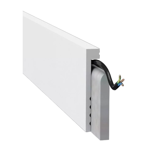 [ZOTAPZ120BL] CM ZOCALO TAPA ZOCALO EPS PLASTICO BLANCO RECTO 12CM - 22x120x2,45mts