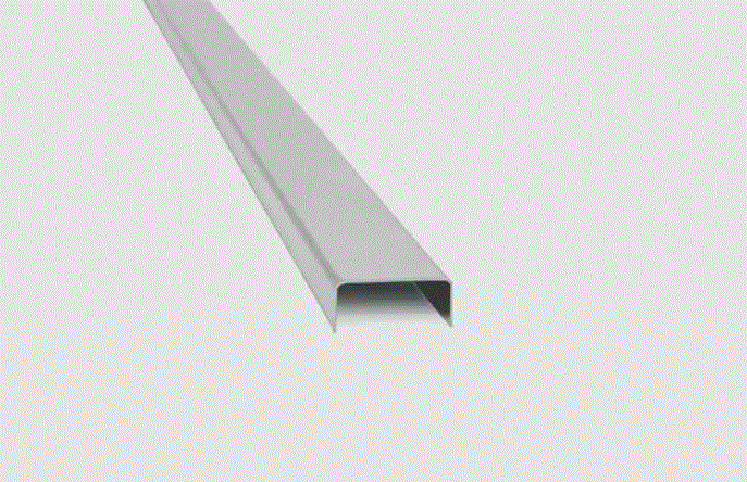 [1624ESM] 1624ESM ACERO INOX. LISTELLO LUXOR 20mm x 2,5m ESM