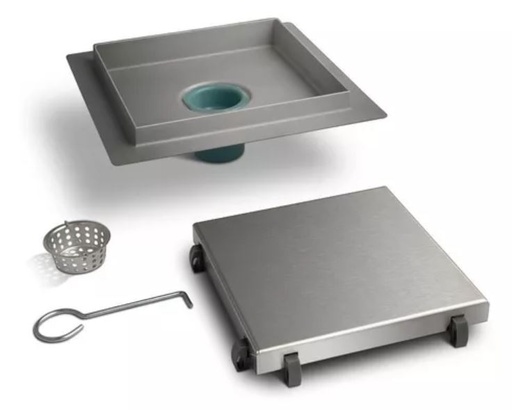 [DCNG150T08] DCNG150T08 DESAGUE CUADRADO AISI304 SERIE 2EN1 - 15x15 cm