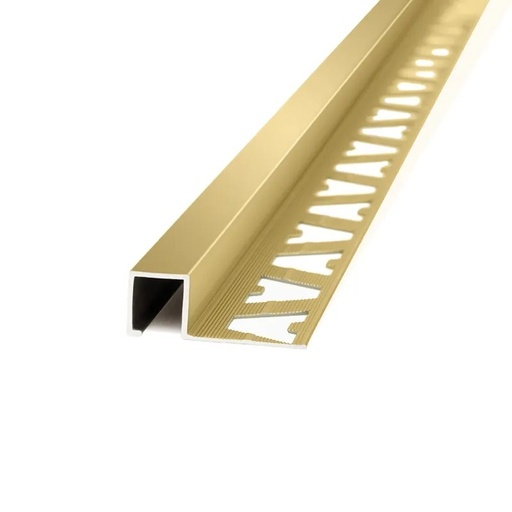 [3420] 3420 ALUMINIO GUARD. QUADRA 10x10mm x 2,5m ORO BRI